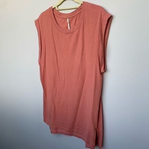 Free People Cotton Tunic Tee CA